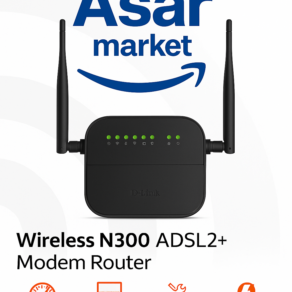 مودم روتر بی‌سیم D-Link DSL-124
