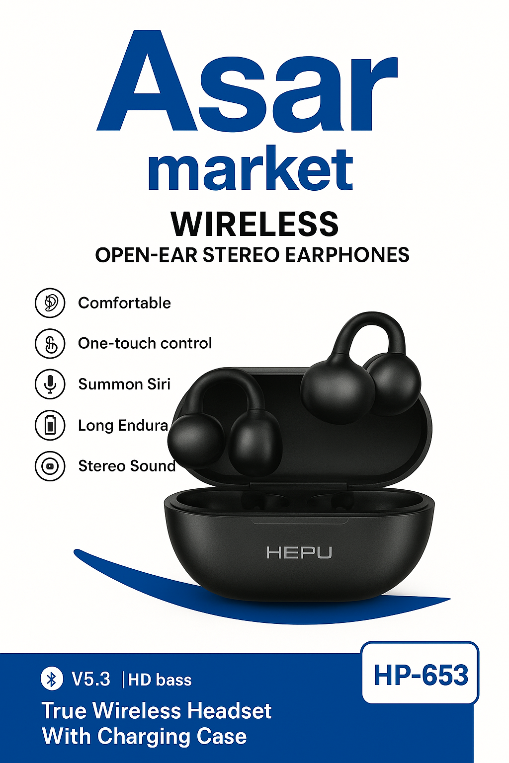 بررسی هدفون بی‌سیم HEPU HP-653