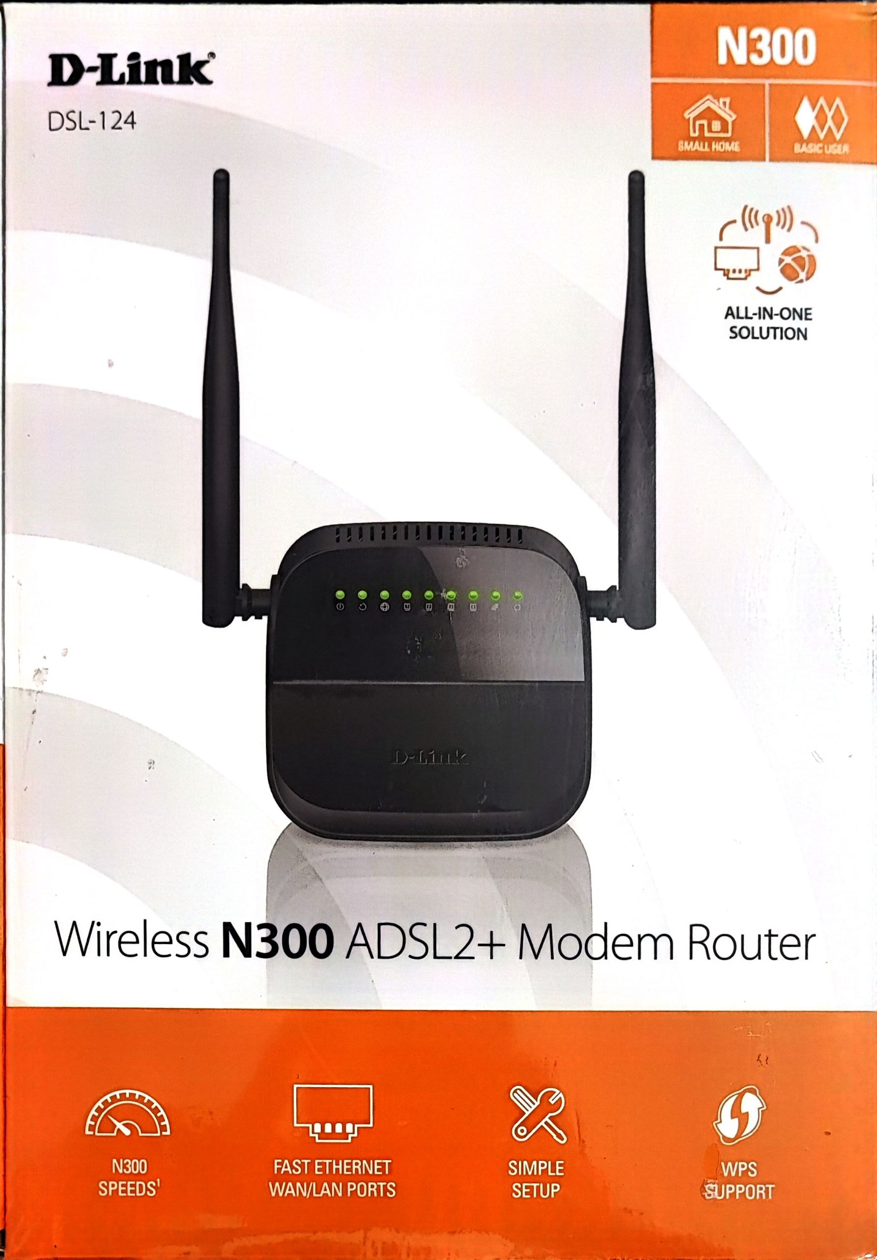 مودم روتر دی-لینک مدل DSL-124