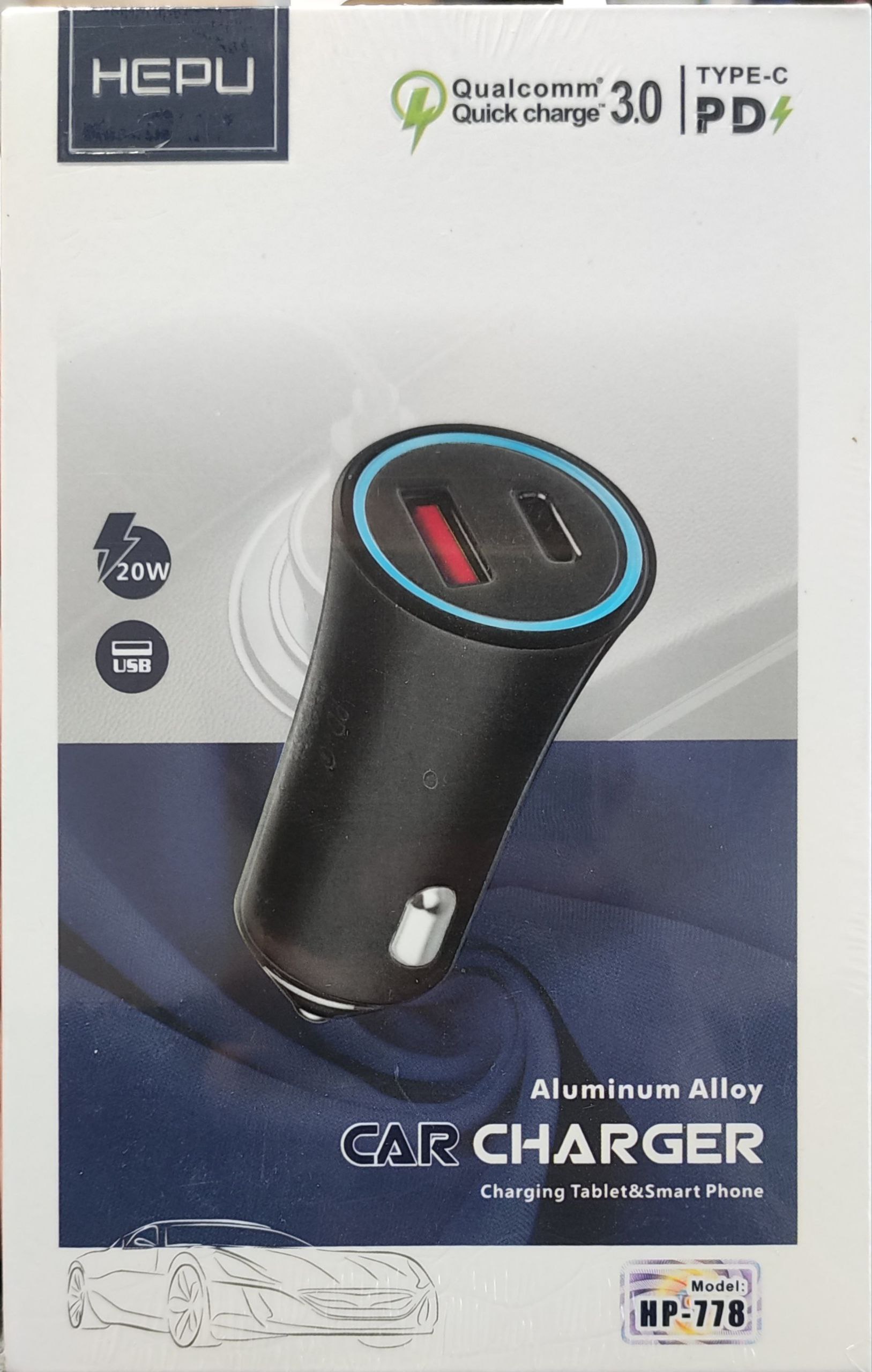شارژر فندکی HEPU مدل HP-778